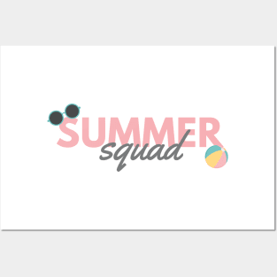 Summer Squad. Sun, Surf, Sand Design for Summer and Beach Lovers. Posters and Art